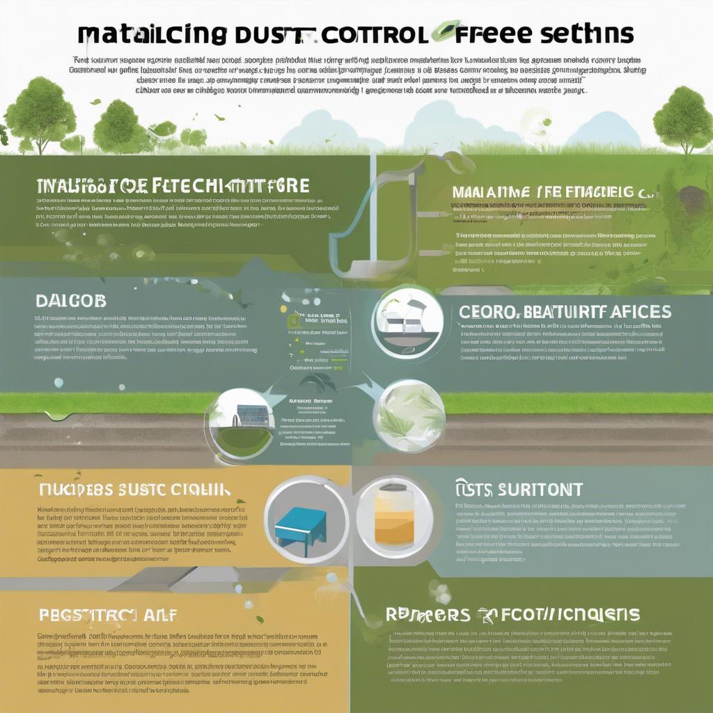 Effective dust control methods layout