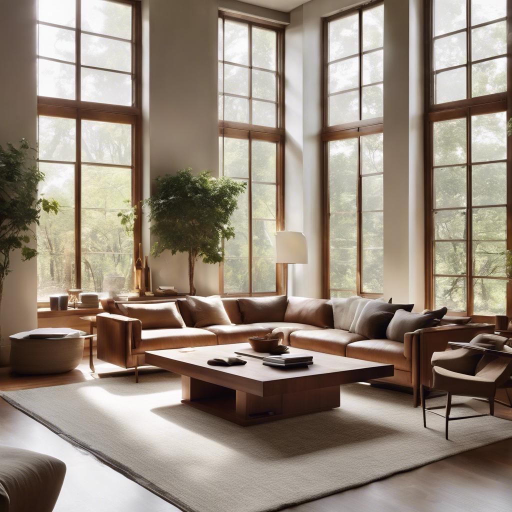 Spacious dust-free living room